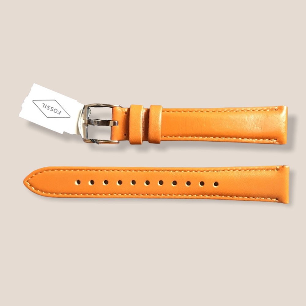 NEW Fossil Women's 16mm Leather Watch Band